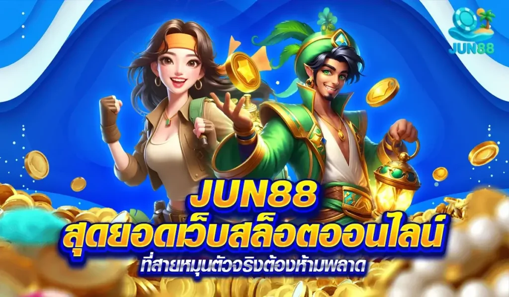 JUN88 สุดยอดเว็บสล็อตออนไลน์ ที่สายหมุนตัวจริงต้องห้ามพลาด